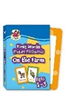 CGP Books, CGP Books - New First Words Picture Flashcards for Ages 1-3: On the Farm