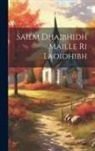 Anonymous - Sailm Dhaibhidh Maille Ri Laoidhibh