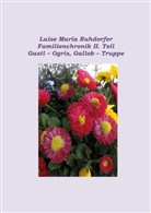 Luise Maria Ruhdorfer - Familienchronik II. Teil: Gastl - Ogris, Gallob - Truppe