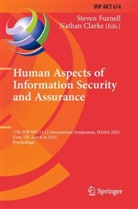 Clarke, Nathan Clarke, Steven Furnell - Human Aspects of Information Security and Assurance