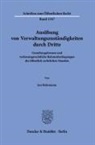 Jan Behrmann - Ausübung von Verwaltungszuständigkeiten durch Dritte