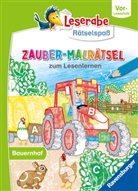 Melinda Ronto, Lucie Göpfert, Heribert Schulmeyer - Leserabe Rätselspaß - Zauber-Malrätsel zum Lesenlernen: Bauernhof (Vor-Lesestufe)
