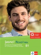 Monika Brosch, Galina Burdukova, Christine Heyer - Jasno! neu B1 - Hybride Ausgabe allango, m. 1 Beilage