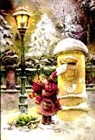 Doppelkarte. Lisi Classic / Weihnachtspost / Blanko / Hoch
