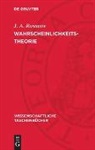 J. A. Rosanow - Wahrscheinlichkeitstheorie