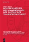 Herbert Beckert - Bemerkungen zu den Anwendungen der Theorie der Wahrscheinlichkeit