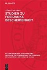 Albert Leitzmann - Studien zu Freidanks Bescheidenheit