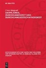 Ernst Mangold - Darmlänge, Durchgangszeit und Durchgangsgeschwindigkeit