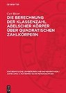 Curt Meyer - Die Berechnung der Klassenzahl abelscher Körper über quadratischen Zahlkörpern
