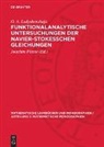 O. A. Ladyshenskaja, Joachim Förste - Funktionalanalytische Untersuchungen der Navier-Stokesschen Gleichungen