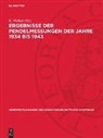 K. Weiken - Ergebnisse der Pendelmessungen der Jahre 1934 bis 1943