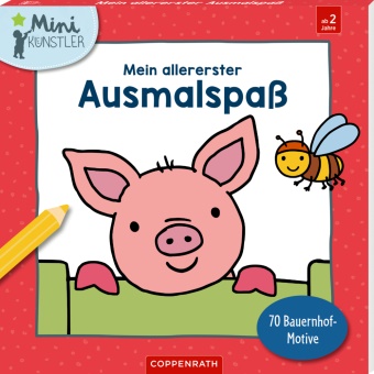 Maike Taddicken, Maike Taddicken - Mein allererster Ausmalspaß 70 Bauernhof-Motive: Malblock mit 70 Bauernhof-Motiven für Jungs und Mädchen ab 2 Jahren