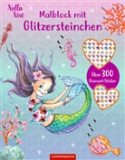 Monika Finsterbusch, Monika Finsterbusch - Malblock mit Glitzersteinchen