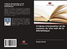 Sanjay Karak - Critères d'évaluation et de contenu du site web de la bibliothèque