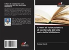 Sanjay Karak - Criteri di valutazione e di contenuto del sito web della biblioteca