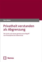 Nora Becker - Privatheit verstanden als Abgrenzung