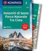 Eugen Hüsler - KOMPASS guida escursionistica Dolomiti di Sesto, Parco Naturale Tre Cime, 50 itinerari