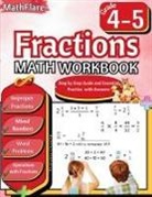 Mathflare Publishing - Fractions Math Workbook 4th and 5th Grade