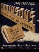 Robinson's Golden Rule Wallpaper - Robinson's Golden Rule Wallpapers Sample Book - 1949-1950 Styles