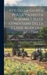 Stefano Jacini, Italy Parlamento Giunta Per La Inch - Atti Della Giunta Per La Inchiesta Agraria E Sulle Condizioni Della Classe Agricola, Volume 7