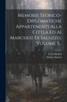 Carlo Muletti, Delfino Muletti - Memorie Storico-diplomatiche Appartenenti Alla Cittla Ed Ai Marchesi Di Saluzzo, Volume 5