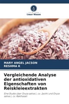 Mary Angel Jacson, Reshma K - Vergleichende Analyse der antioxidativen Eigenschaften von Reiskleieextrakten