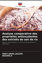 Mary Angel Jacson, Reshma K - Analyse comparative des propriétés antioxydantes des extraits de son de riz