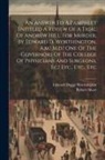Robert Short, Edward Dagge Worthington - An Answer To A Pamphlet Entitled A Review Of A Trial Of Andrew Hill, For Murder, By Edward D. Worthington, A.m.! M.d.! One Of The Governors Of The Col