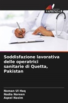 Noman Ul Haq, Aqeel Nasim, Nadia Noreen - Soddisfazione lavorativa delle operatrici sanitarie di Quetta, Pakistan