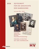 Joachim Conrad, Elias Harth, Elias Harth u a, Hans-Christian Herrmann, Sabine Penth - Zeitschrift für die Geschichte der Saargegend