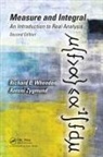 Richard L. Wheeden, Richard L. (Rutgers University Wheeden, Wheeden Richard L. - Measure and Integral