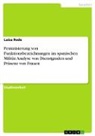 Luisa Rode - Feminisierung von Funktionsbezeichnungen im spanischen Militär. Analyse von Dienstgraden und Präsenz von Frauen