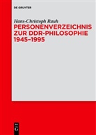 Hans-Christoph Rauh - Personenverzeichnis zur DDR-Philosophie 1945-1995