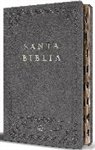 Reina Valera Revisada 1960 - Biblia RVR 1960 letra grande tamaño manual, Piel gris con índice / Spanish Bible RVR 1960 Handy Size Large Print Leathersoft Gray with index