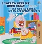 Shelley Admont, Kidkiddos Books - I Love to Keep My Room Clean Me gusta tener mi habitación limpia (English Spanish)
