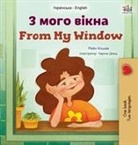 Kidkiddos Books, Rayne Coshav - From My Window (Ukrainian English Bilingual Kids Book)