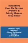 Thomas Carlyle, Jean Paul - Translations from the German (Vol 3)