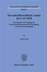 Torben Lang - Der materiell-rechtliche Ansatz des § 127 StGB