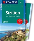 Franz Wille - KOMPASS Wanderführer Sizilien und Liparische Inseln, 60 Touren mit Extra-Tourenkarte