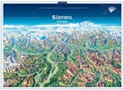 KOMPASS Panorama-Poster Südtirol, Alto Adige