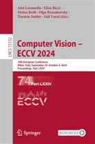 Ales Leonardis, Aleš Leonardis, Elisa Ricci, Stefan Roth, Stefan Roth et al, Olga Russakovsky... - Computer Vision - ECCV 2024