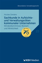 Nicolas Zanders - Sachkunde in Aufsichts- und Verwaltungsräten kommunaler Unternehmen