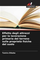 Tamiru Dibaba - Effetto degli attrezzi per la lavorazione primaria del terreno sulle proprietà fisiche del suolo