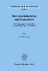 Horst Ehmann - Betriebsrisikolehre und Kurzarbeit.