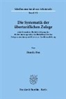 Henrike Rau - Die Systematik der übertariflichen Zulage