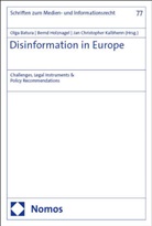 Olga Batura, Jan Christopher Kalbhenn, Bernd Holznagel, Jan Christopher Kalbhenn - Disinformation in Europe