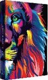 KING JAMES VERSION, ORIGIN - KJV Holy Bible, Multi Color Lion of Judah, Large Print, Handy Size