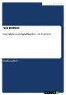 Felix Lindholm - Interaktionsmöglichkeiten im Internet