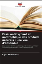 Riyaz Ahmad Dar - Essai antioxydant et nootrophique des produits naturels : une vue d'ensemble