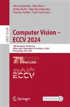 Ale¿ Leonardis, Ales Leonardis, Elisa Ricci, Stefan Roth, Stefan Roth et al, Olga Russakovsky... - Computer Vision - ECCV 2024